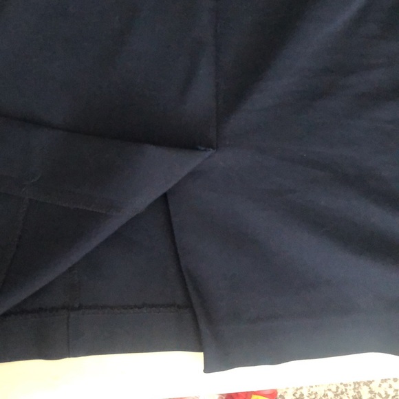 Van Heusen Navy Blue Stretch Pencil Skirt - Picture 3 of 5